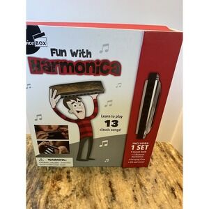 Fun With Harmonica Learn to Play Brand New Spice Box Complete Set Book Case CD
